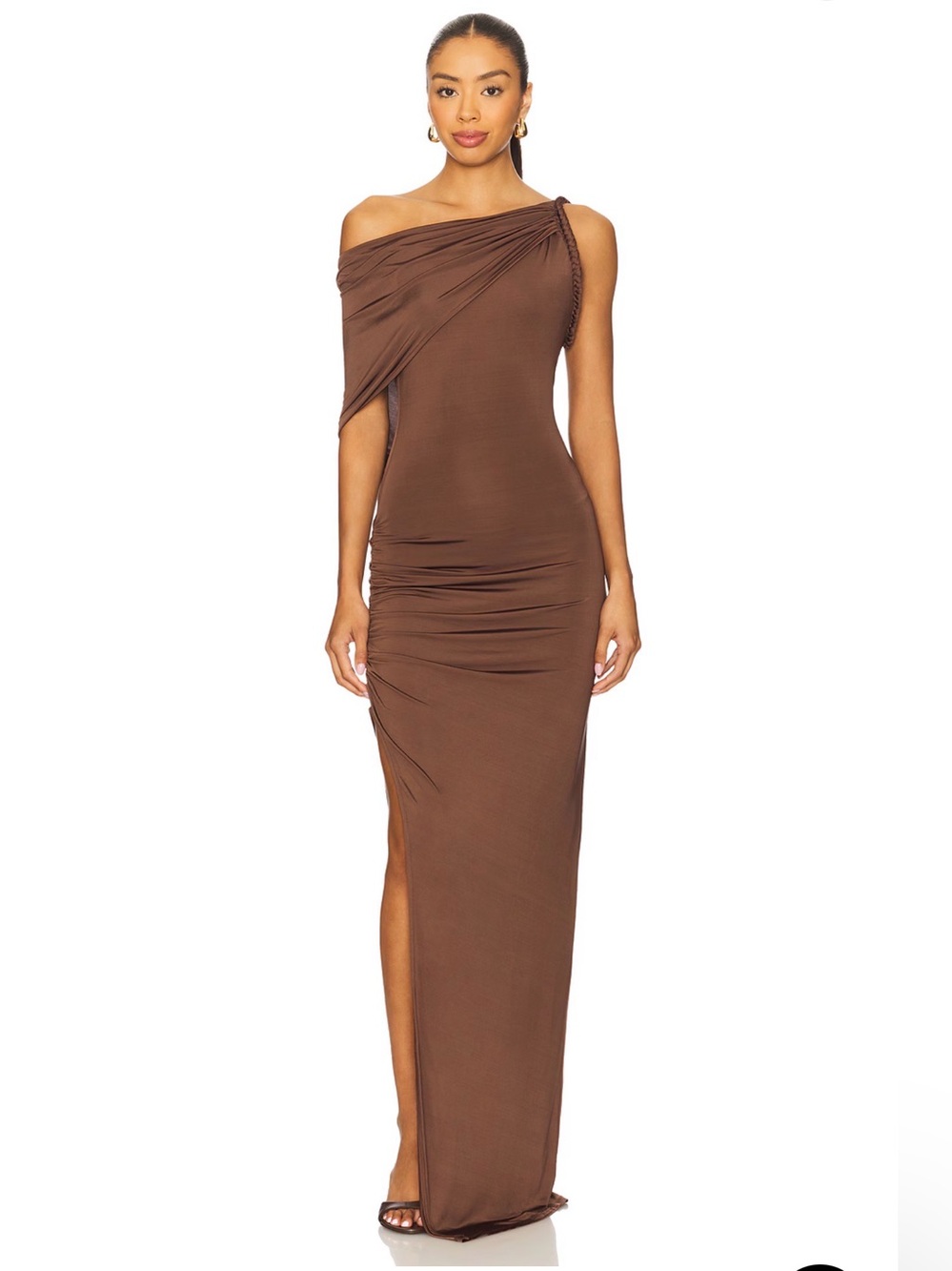 NWT Lovers and Friends Francine Gown in Chocolate Brown